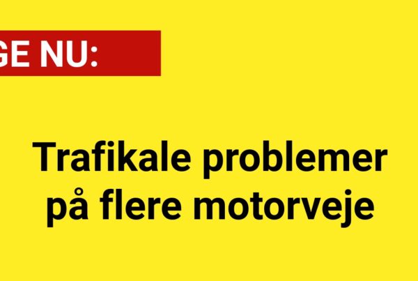 Trafikale problemer på flere motorveje