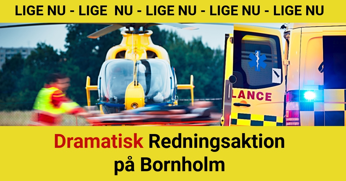 Dramatisk Redningsaktion på Bornholm