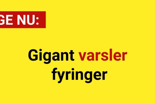 Gigant varsler fyringer