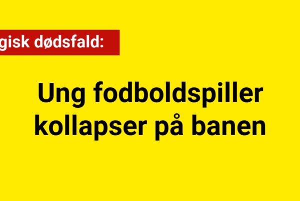Tragisk dødsfald: Ung fodboldspiller kollapser på banen