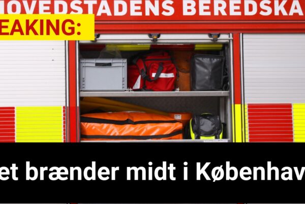 BREAKING: Det brænder midt i København