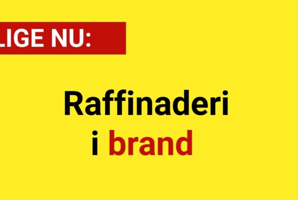 Brand på raffinaderi i Fredericia