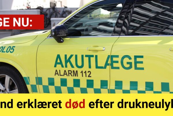 Mand erklæret død efter drukneulykke