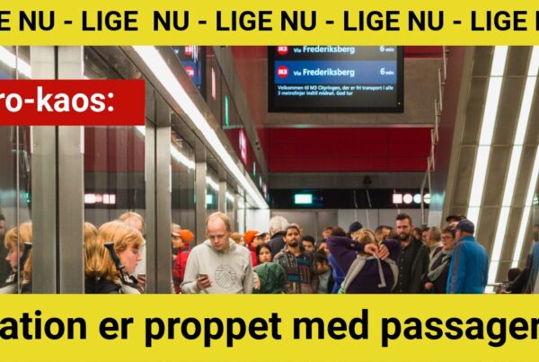 Metro-kaos: Station er proppet med passagerer