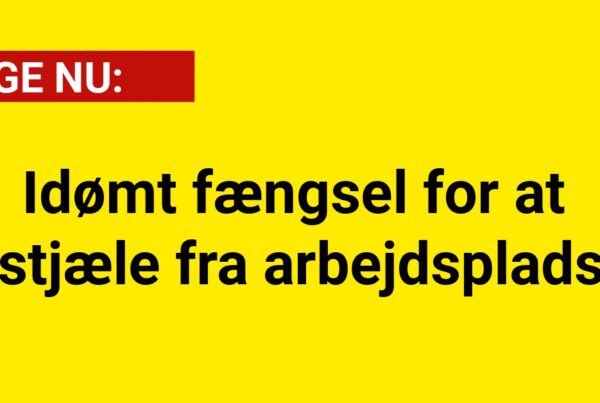 Idømt fængsel for at stjæle fra arbejdsplads