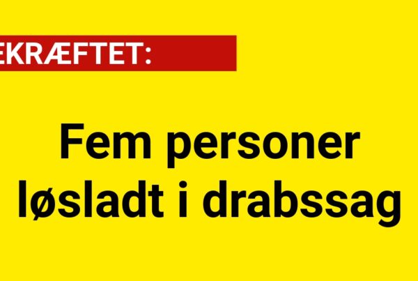 BEKRÆFTET: Fem personer løsladt i drabssag