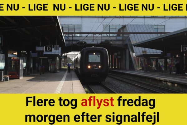 Flere tog aflyst fredag morgen efter signalfejl