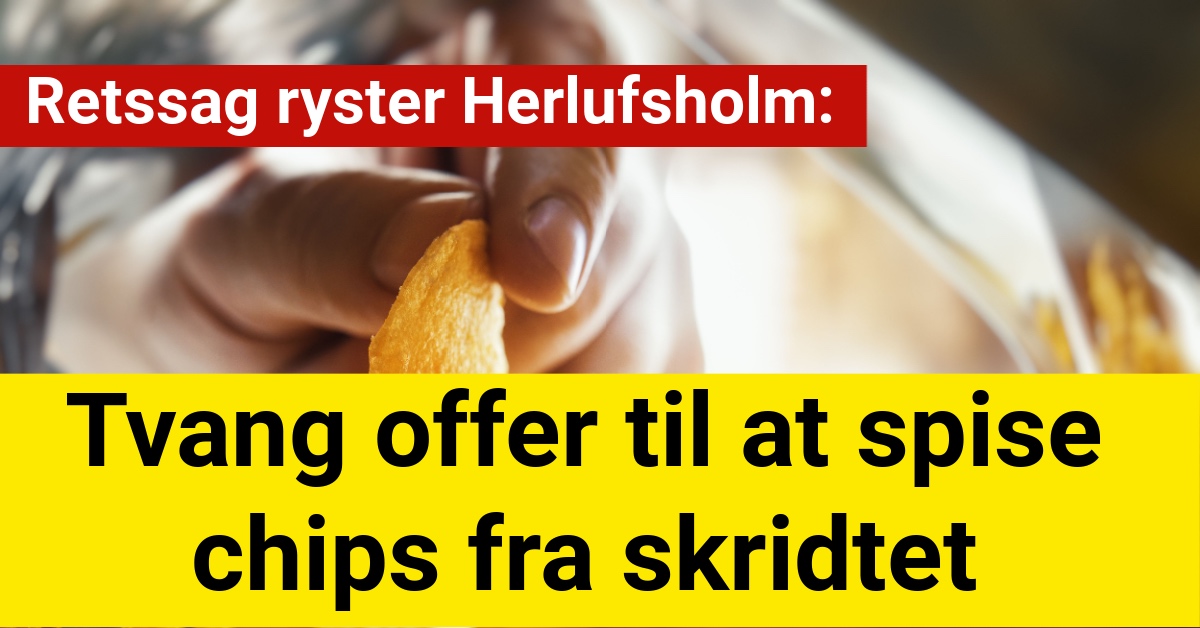 Retssag ryster Herlufsholm: Tvang offer til at spise chips fra skridtet