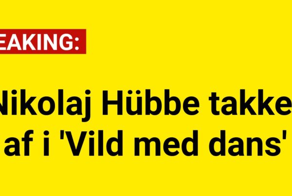 Nikolaj Hübbe takker af i 'Vild med dans'