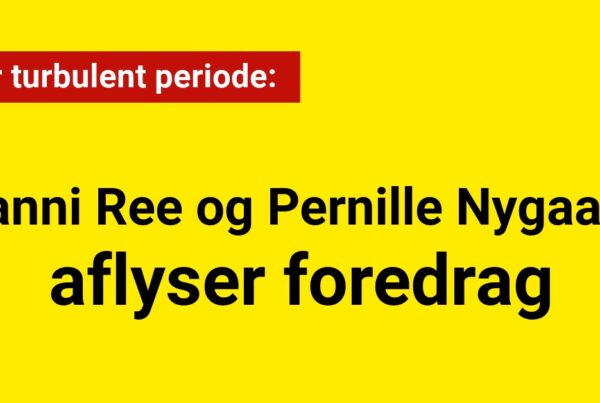 Efter turbulent periode: Janni Ree og Pernille Nygaard aflyser foredrag