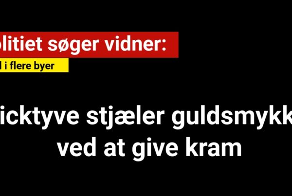 Tricktyve stjæler guldsmykker ved at give kram