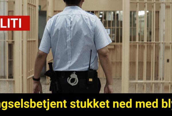Fængselsbetjent stukket ned med blyant