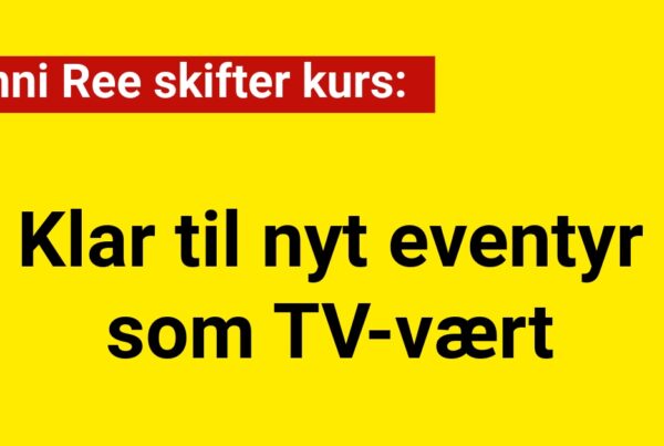 Janni Ree skifter kurs: Klar til nyt eventyr som Tv-Vært