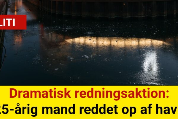 Dramatisk redningsaktion: 25-årig mand reddet op af havn