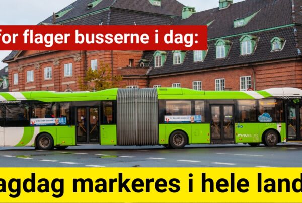 Flagdag markeres i hele landet: Derfor flager busserne i dag