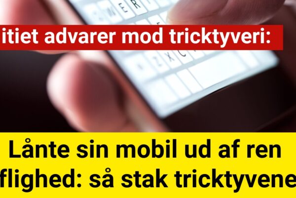 Lånte sin mobil ud af ren høflighed: så stak tricktyvene af
