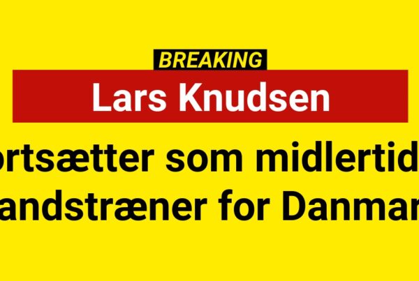 Lars Knudsen fortsætter som midlertidig landstræner for Danmark