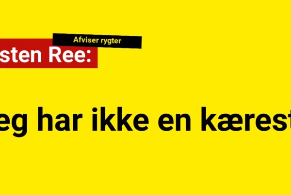 Karsten Ree afviser rygter: "Jeg har ikke en kæreste"