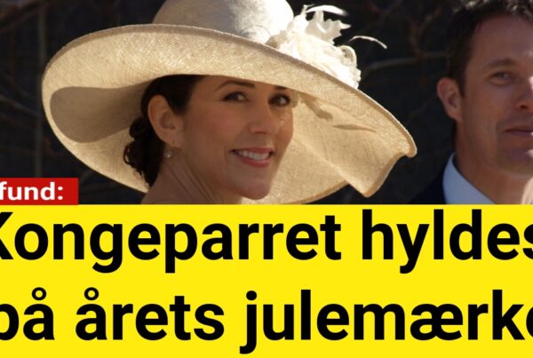 Kongeparret hyldes på årets julemærke