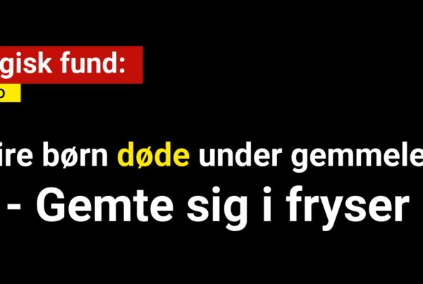 Tragisk fund: Fire børn døde under gemmeleg - Gemte sig i fryser