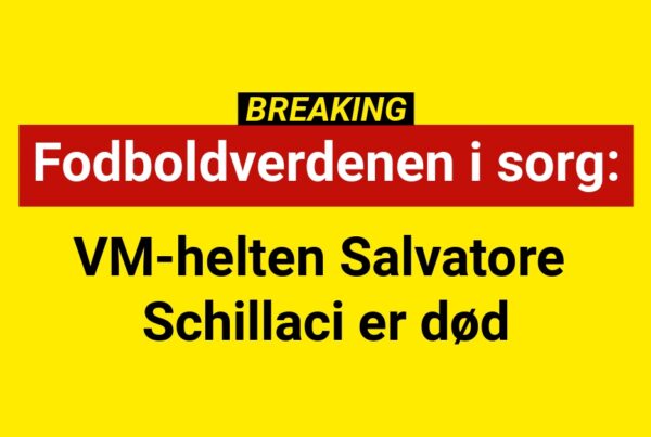 Fodboldverdenen i sorg: VM-helten Salvatore Schillaci er død