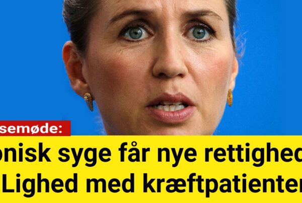 Kronisk syge får nye rettigheder: Lighed med kræftpatienter