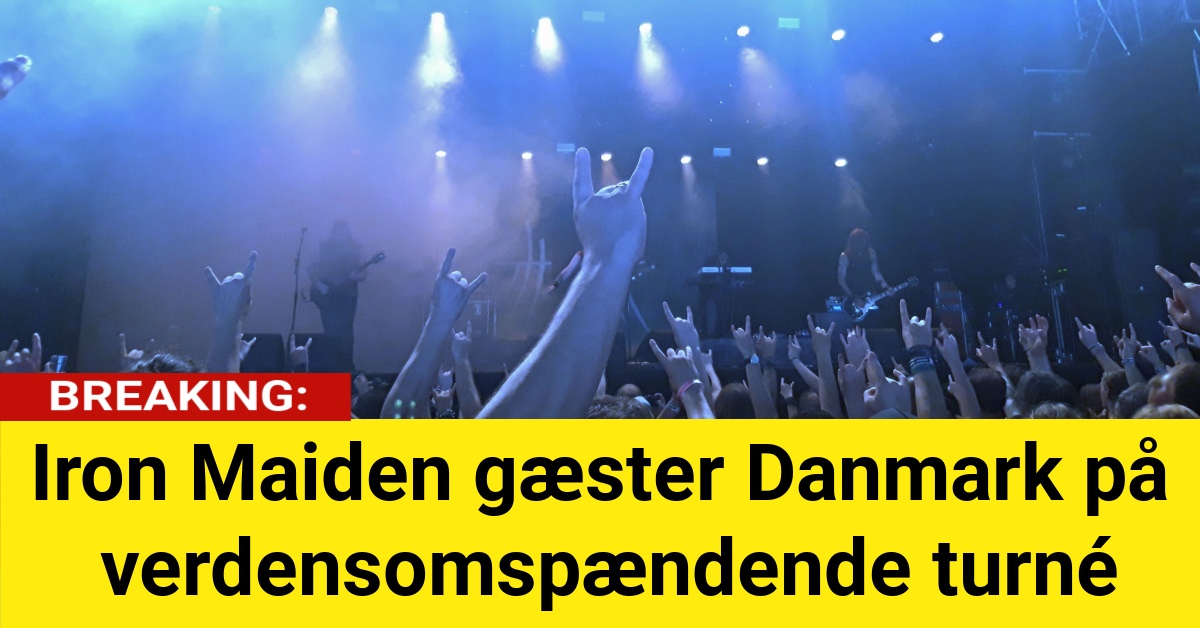 Iron Maiden gæster Danmark på verdensomspændende turné