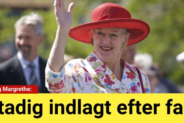 Dronning Margrethe stadig indlagt efter fald