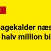 Bilgigant tilbagekalder næsten en halv million biler