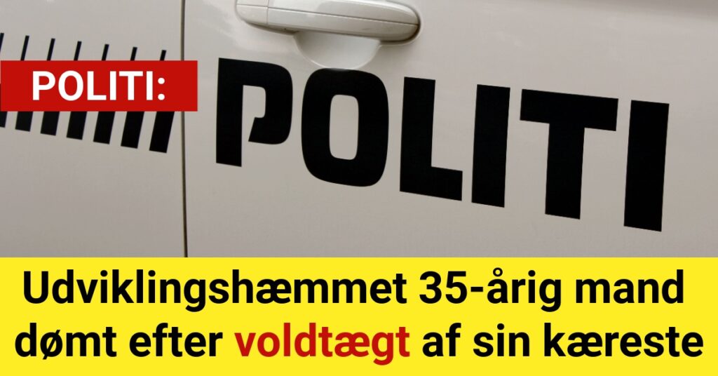 Udviklingshæmmet 35-årig mand dømt efter voldtægt af sin kæreste
