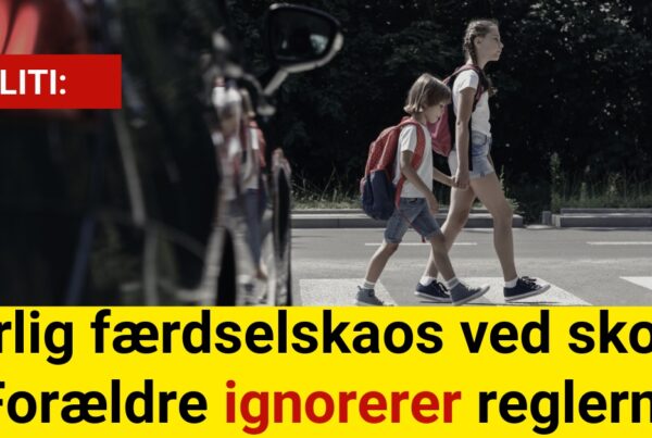 Farlig færdselskaos ved skole: Forældre ignorerer reglerne