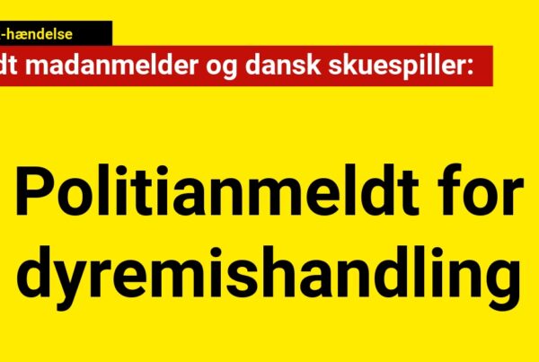 Kendt madanmelder og dansk skuespiller politianmeldt for dyremishandling