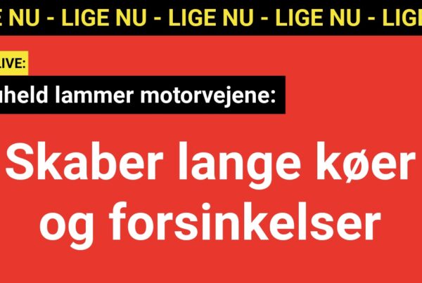 Torsdag eftermiddag ramte tre uheld de danske motorveje, hvilket har ført til omfattende kødannelser, især på Vestmotorvejen mellem Sorø og Slagelse Ø.