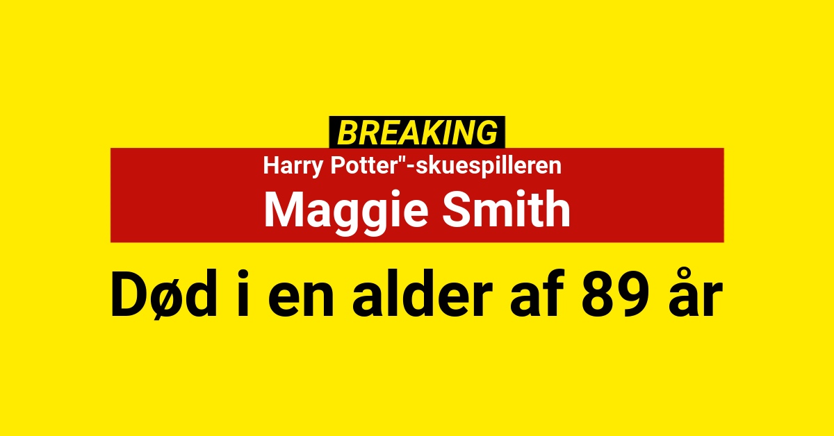 Harry Potter-skuespiller: Død i en alder af 89 år