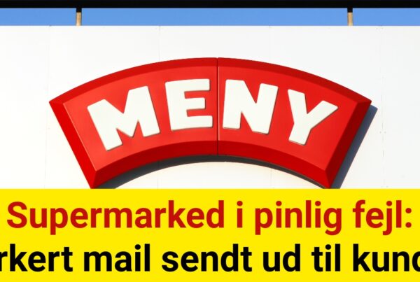 Supermarked i pinlig fejl: Forkert mail sendt ud til kunder