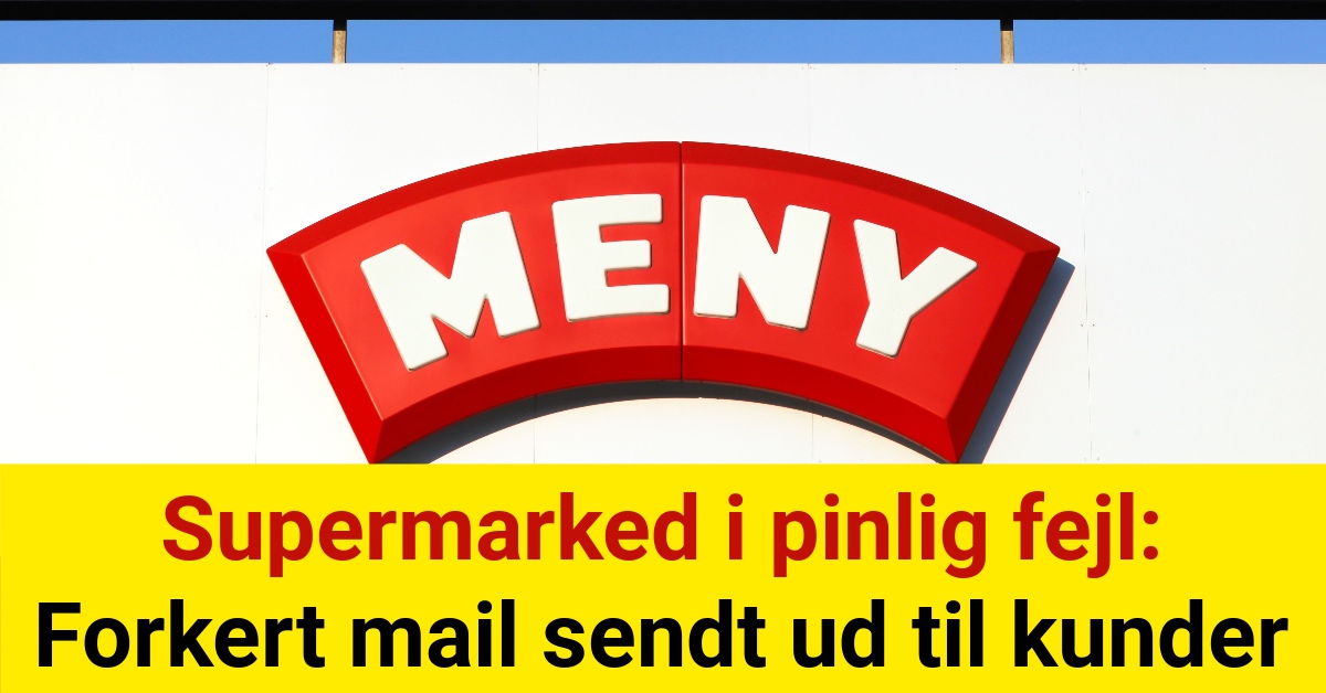 Supermarked i pinlig fejl: Forkert mail sendt ud til kunder