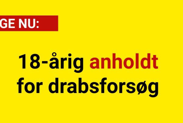 18-årig anholdt for drabsforsøg