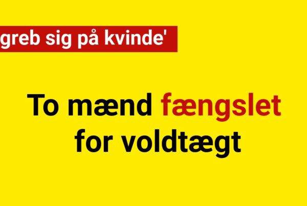 To mænd fængslet for voldtægt: 'Forgreb sig på kvinde'