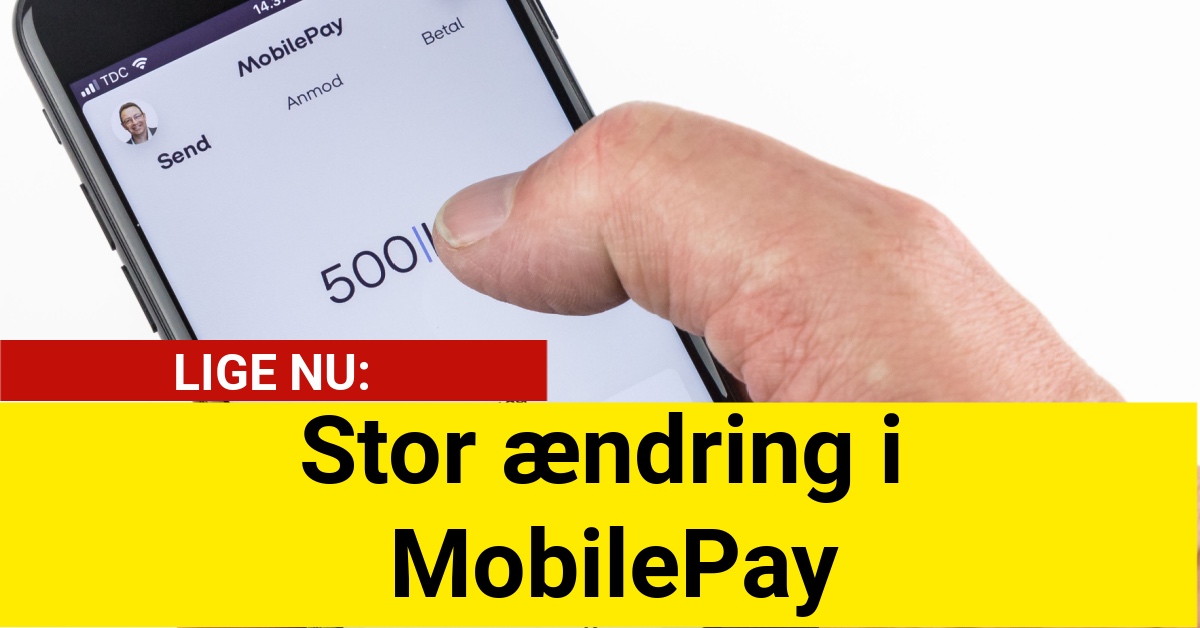 Stor ændring i MobilePay