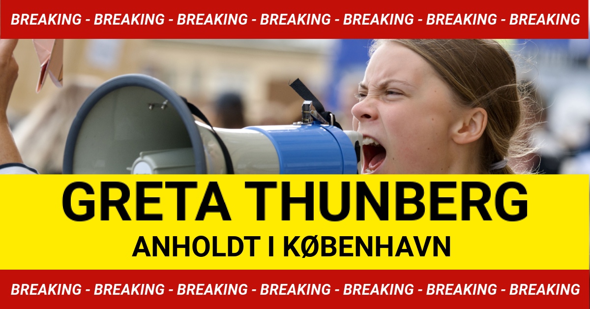 BREAKING: Greta Thunberg anholdt i København