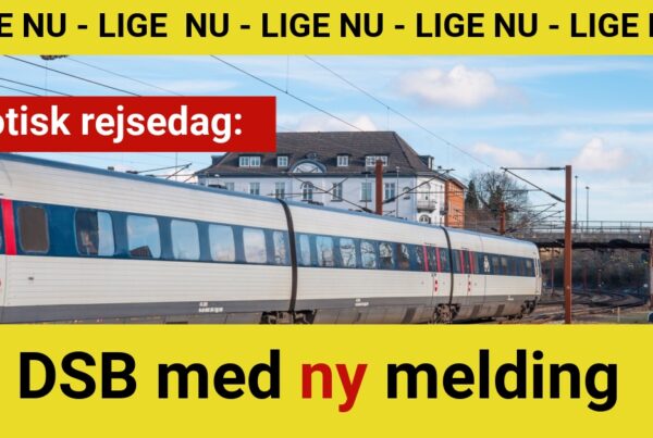 Kaotisk rejsedag: DSB med ny melding