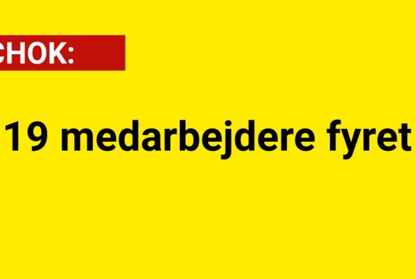 CHOK: 19 medarbejdere fyret