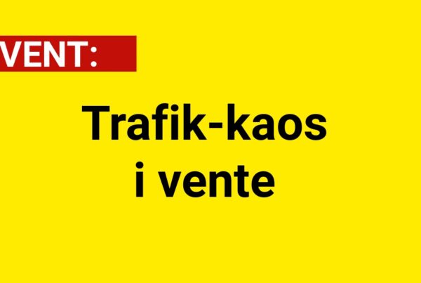 Trafik-kaos i vente