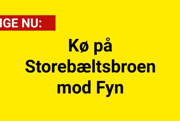 LIGE NU: Kø på Storebæltsbroen mod Fyn