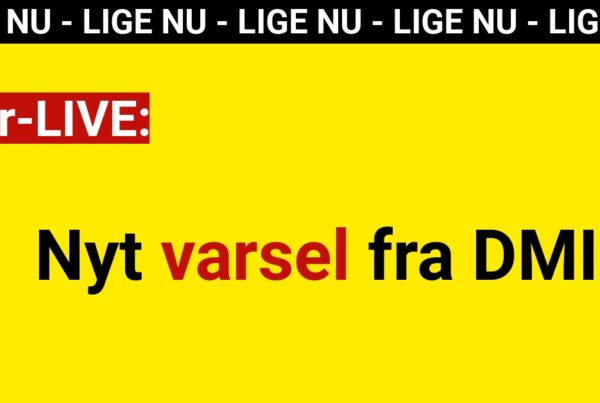 Vejr-LIVE: Nyt varsel fra DMI