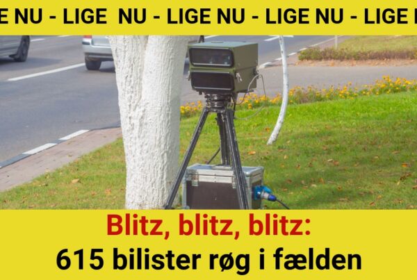 Blitz blitz blitz: 615 bilister røg i fælden