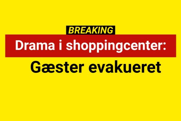 Drama i shoppingcenter: Gæster evakueret