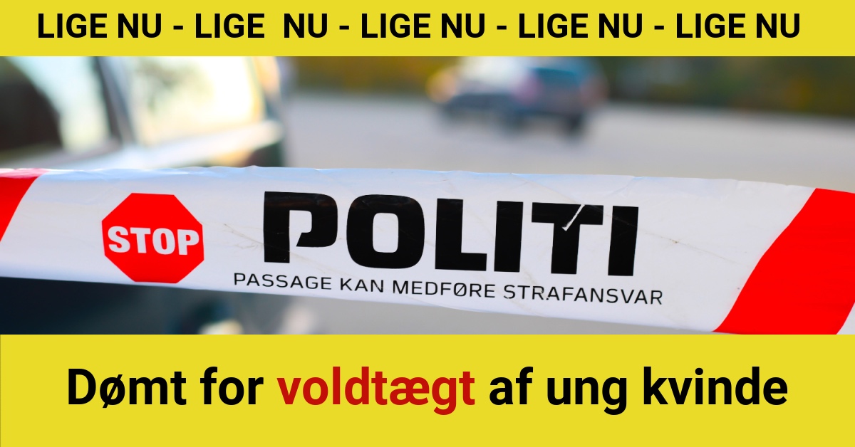 Dømt for voldtægt af ung kvinde