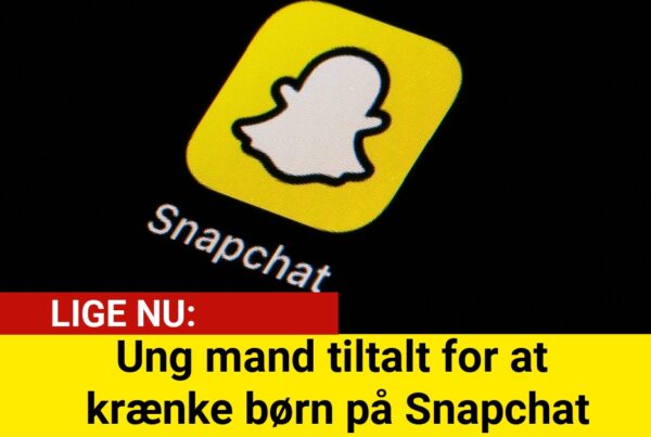 Ung mand tiltalt for at krænke børn på Snapchat