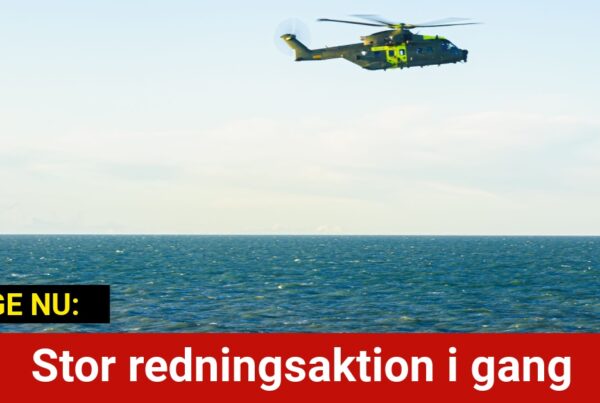 LIGE NU: Stor redningsaktion i gang